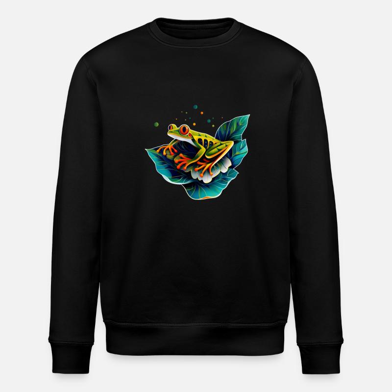 Grenouille - Sweat bio ROLLER Stanley/Stella Unisexe - noir