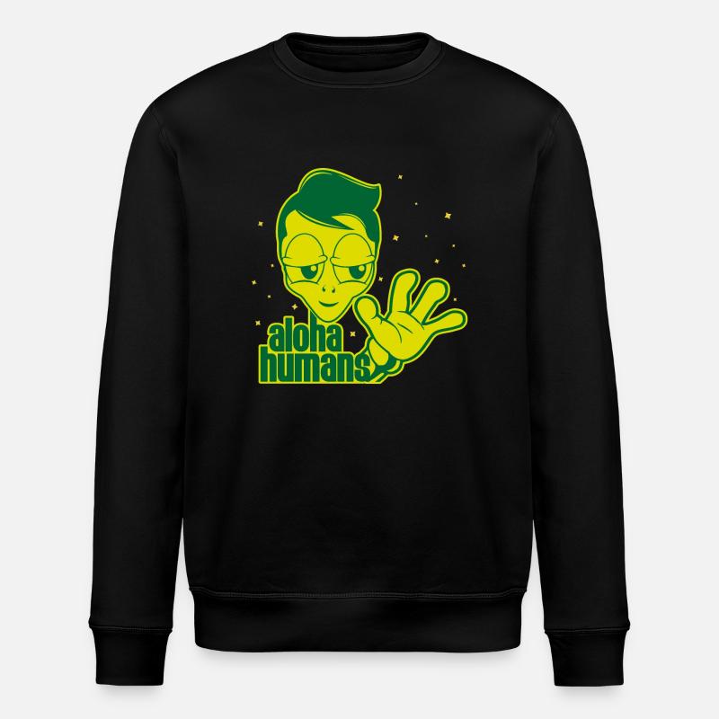 Extraterrestre extraterrestre Ausserirdische Aloha Humains - Sweat bio ROLLER Stanley/Stella Unisexe - noir