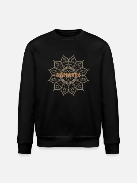 NAMASTE - Stanley/Stella Unisex Bio-Sweatshirt ROLLER - Schwarz