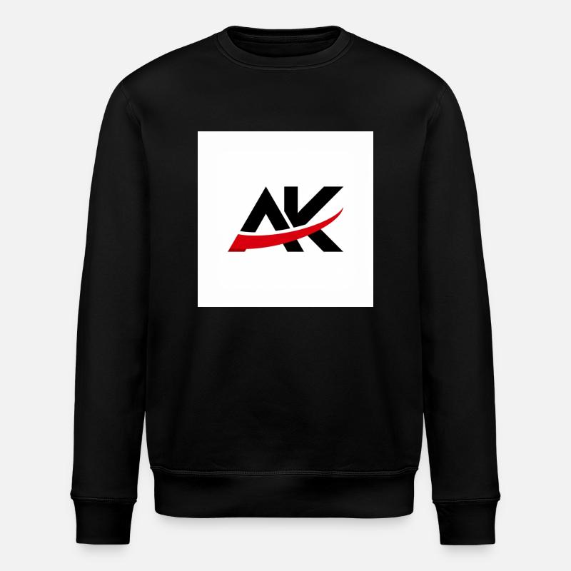 AK-Design Logo Random Series - Stanley/Stella ROLLER Unisex Organic Sweatshirt - black