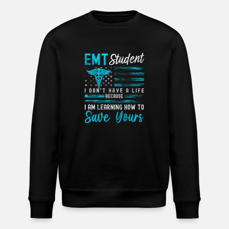 Student Uni Computer Lehrer - Stanley/Stella Unisex Bio-Sweatshirt ROLLER - Schwarz