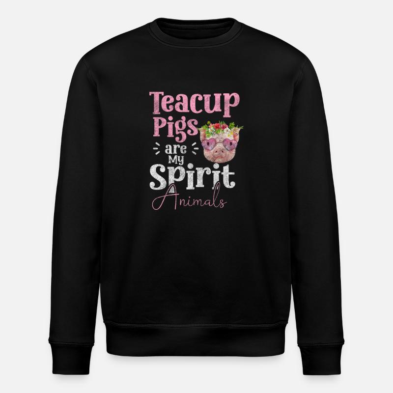 cochon d’éleveur d’animaux de compagnie - Sweat bio ROLLER Stanley/Stella Unisexe - noir