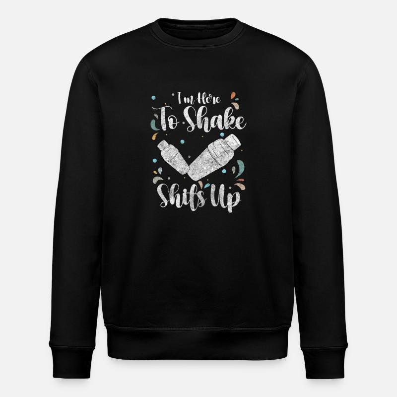 Blender Alcohol Celebrations - Stanley/Stella ROLLER Unisex Organic Sweatshirt - black