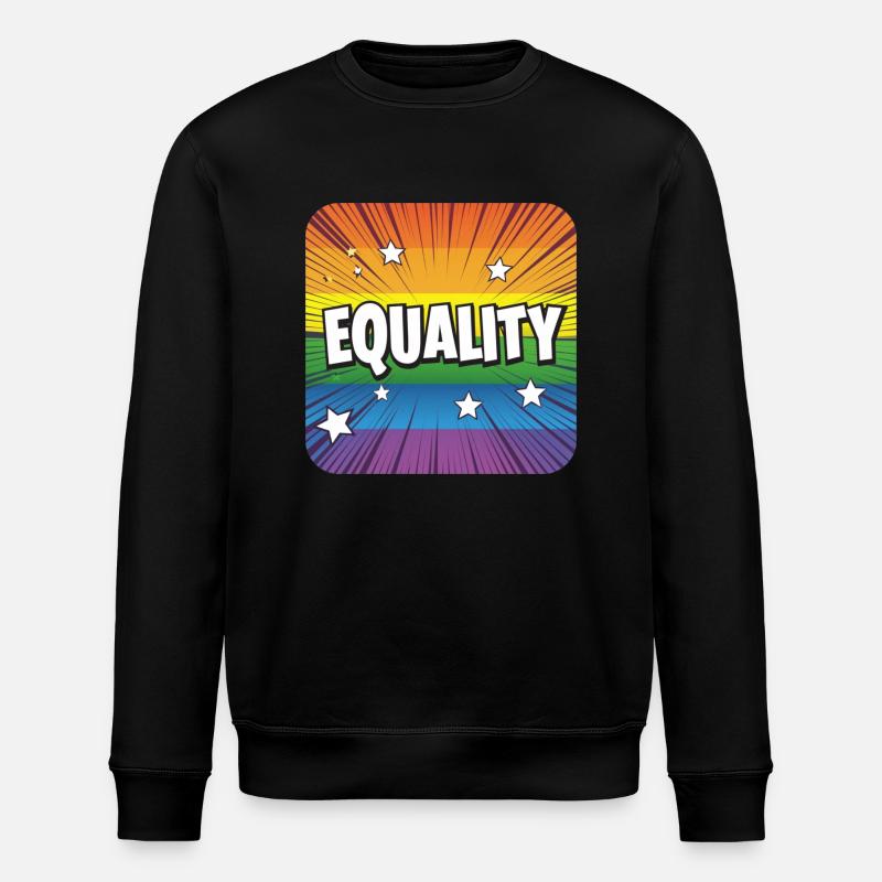 LGBTQ Equality - Stanley/Stella Unisex Bio-Sweatshirt ROLLER - Schwarz