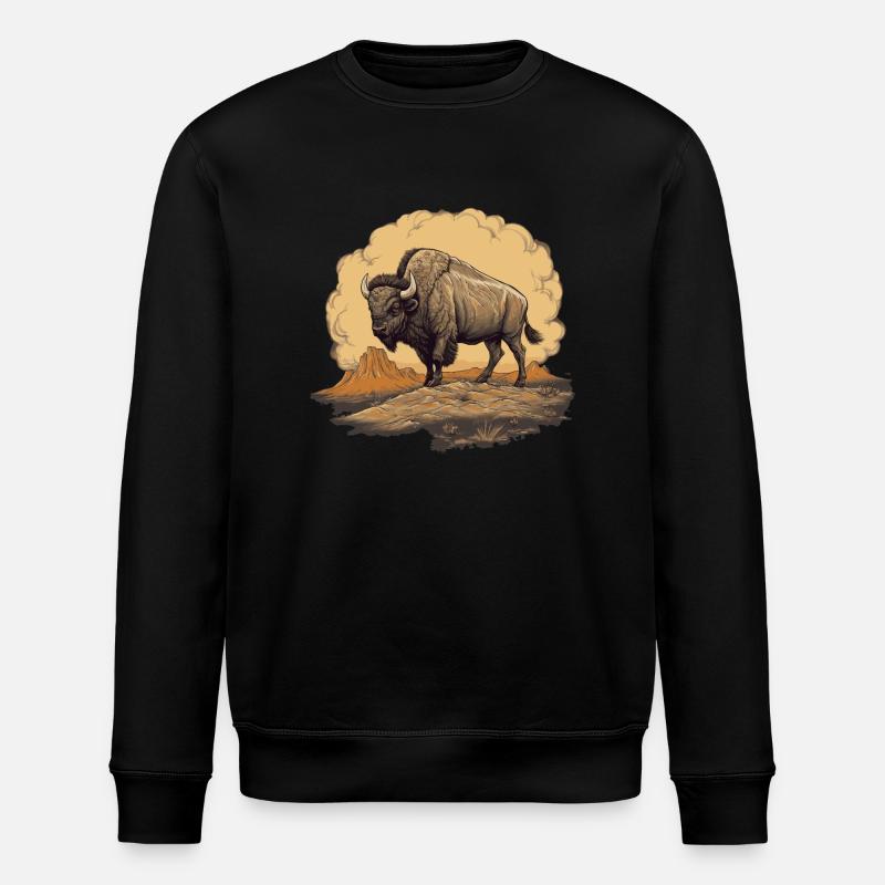 Buffle - Sweat bio ROLLER Stanley/Stella Unisexe - noir