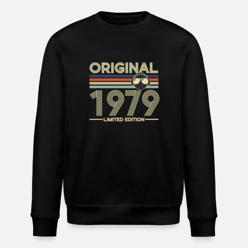 1979 - Stanley/Stella Unisex Bio-Sweatshirt ROLLER - Schwarz