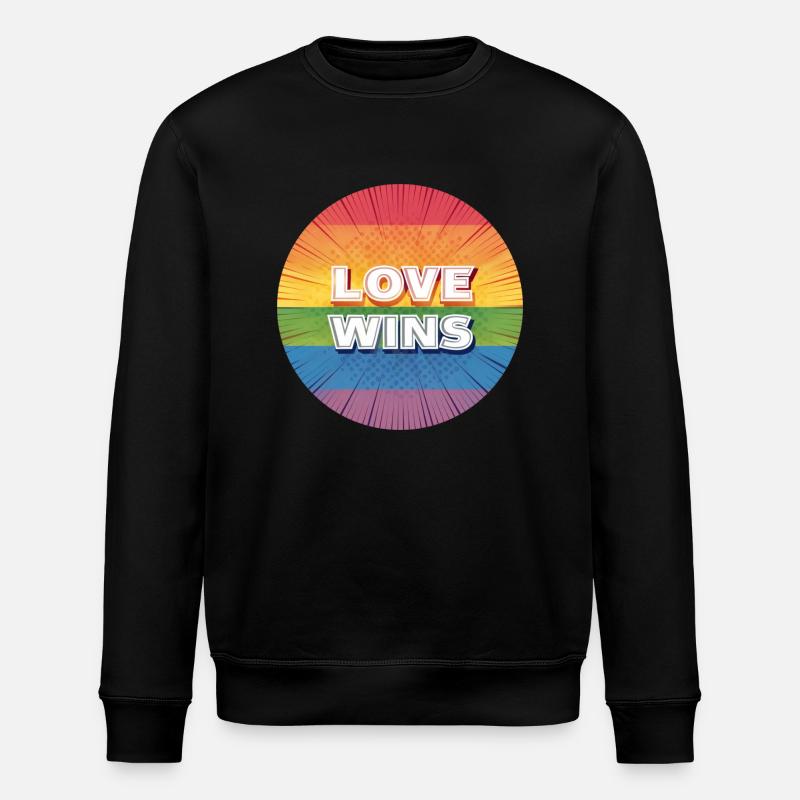 L’amour LGBTQ gagne - Sweat bio ROLLER Stanley/Stella Unisexe - noir