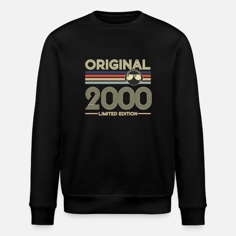 2000 - Stanley/Stella ROLLER Unisex Organic Sweatshirt - black