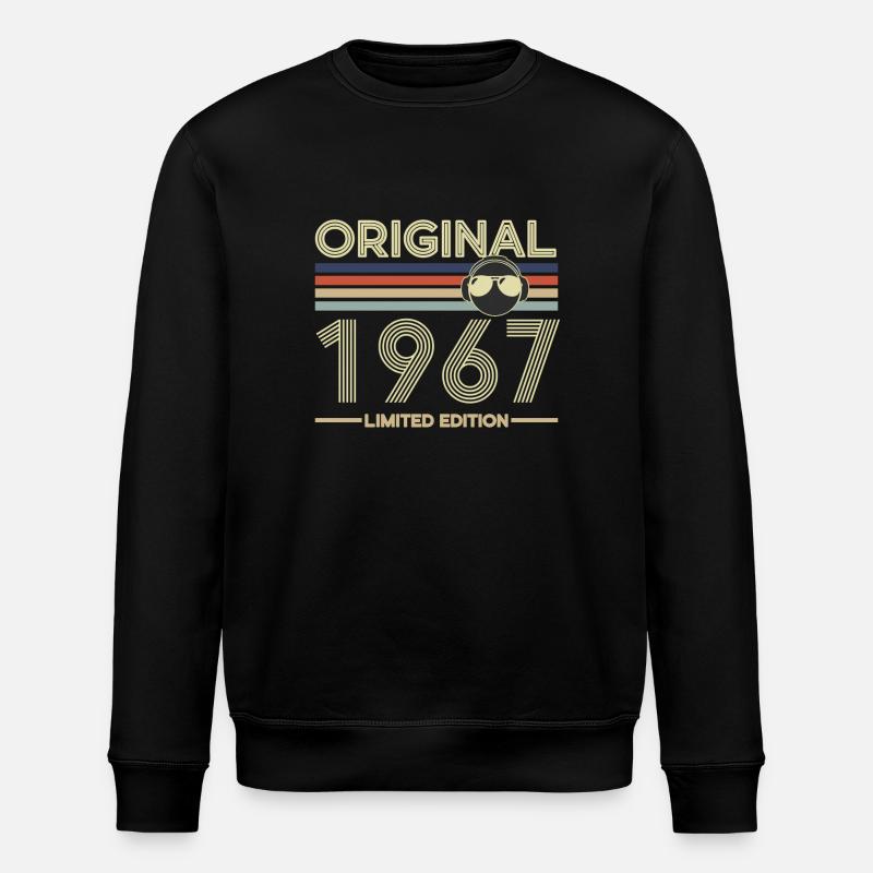 1967 - Stanley/Stella Unisex Bio-Sweatshirt ROLLER - Schwarz