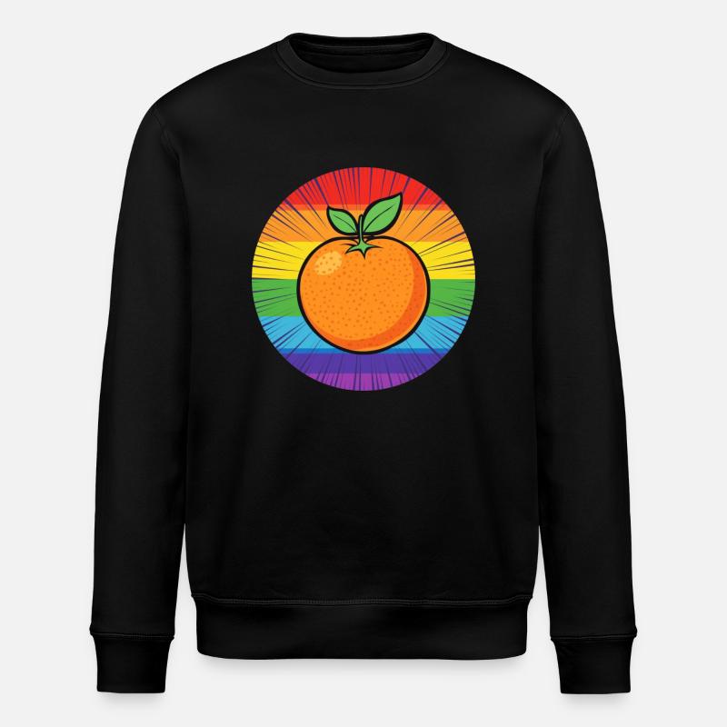 LGBTQ Orange - Stanley/Stella Unisex Bio-Sweatshirt ROLLER - Schwarz