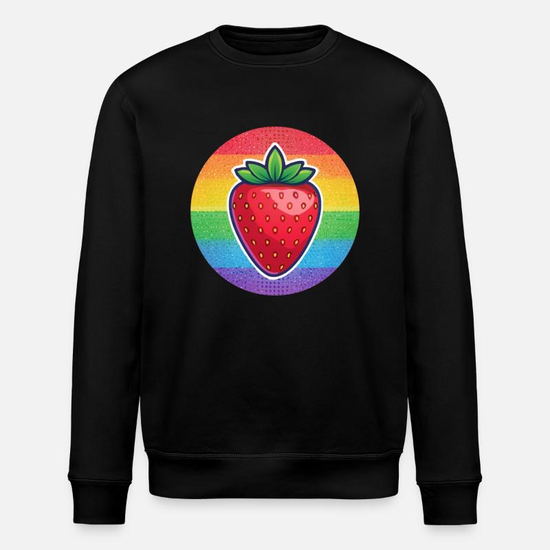 Fraise LGBTQ - Sweat bio ROLLER Stanley/Stella Unisexe - noir
