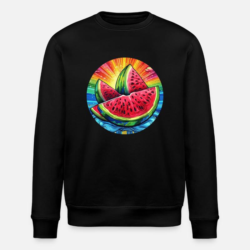 LGBTQ Melon - Sweat bio ROLLER Stanley/Stella Unisexe - noir