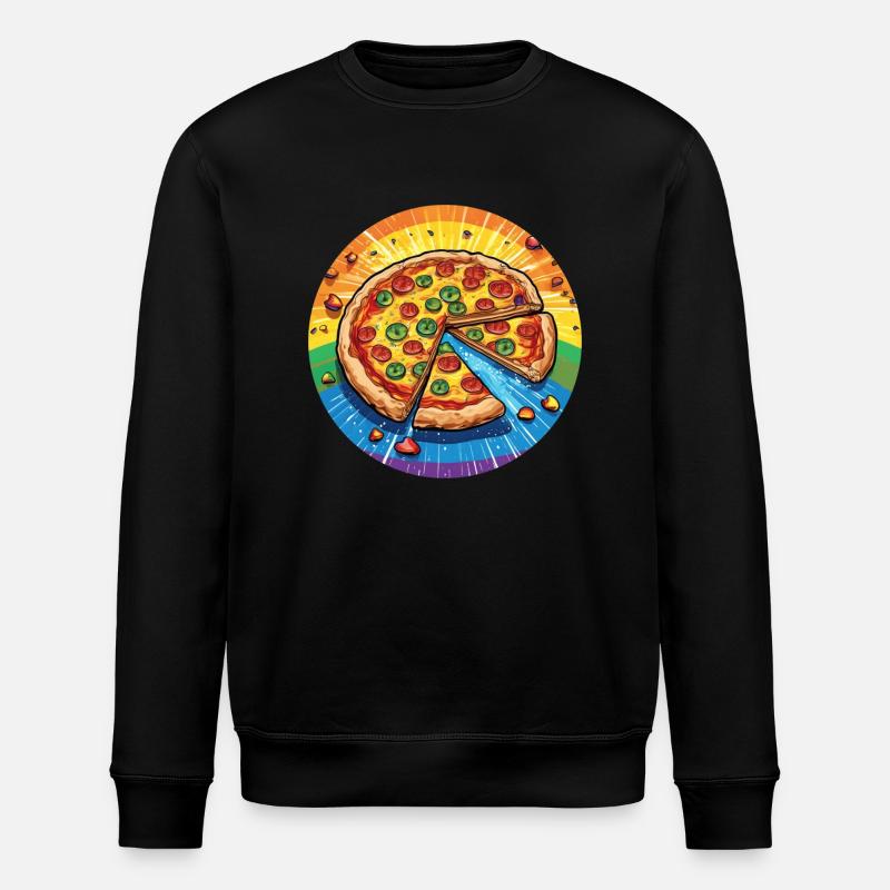 LGBTQ Pizza - Sweat bio ROLLER Stanley/Stella Unisexe - noir