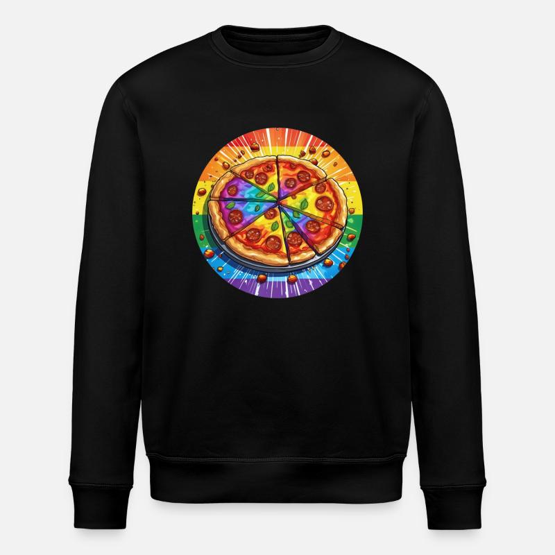 LGBTQ Pizza - Sweat bio ROLLER Stanley/Stella Unisexe - noir