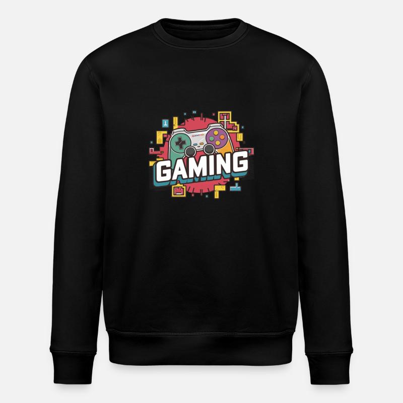 Gaming - Controllers - Stanley/Stella ROLLER Unisex Organic Sweatshirt - black