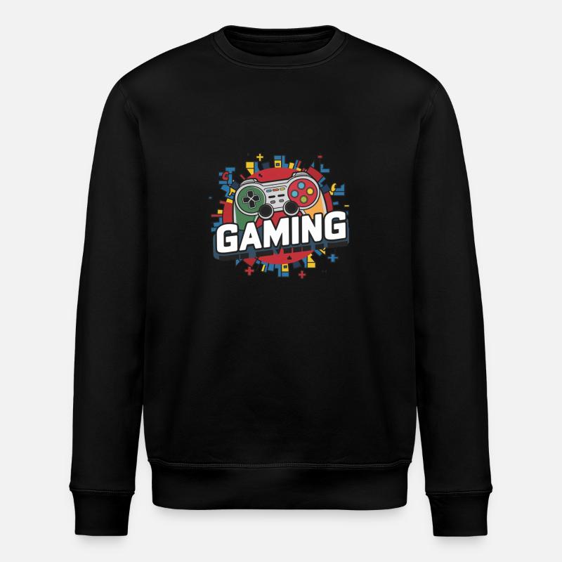 Gaming - Controller - Stanley/Stella Unisex Bio-Sweatshirt ROLLER - Schwarz