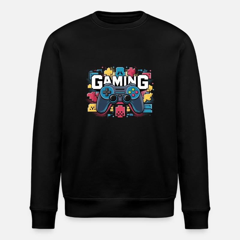 Gaming - Controller - Stanley/Stella Unisex Bio-Sweatshirt ROLLER - Schwarz