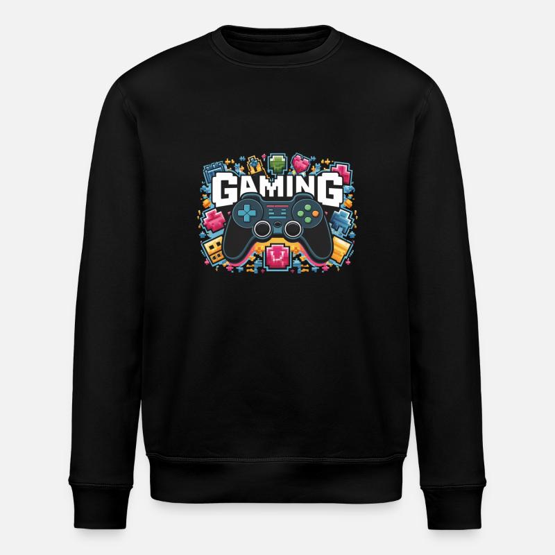Gaming - Controller - Stanley/Stella Unisex Bio-Sweatshirt ROLLER - Schwarz