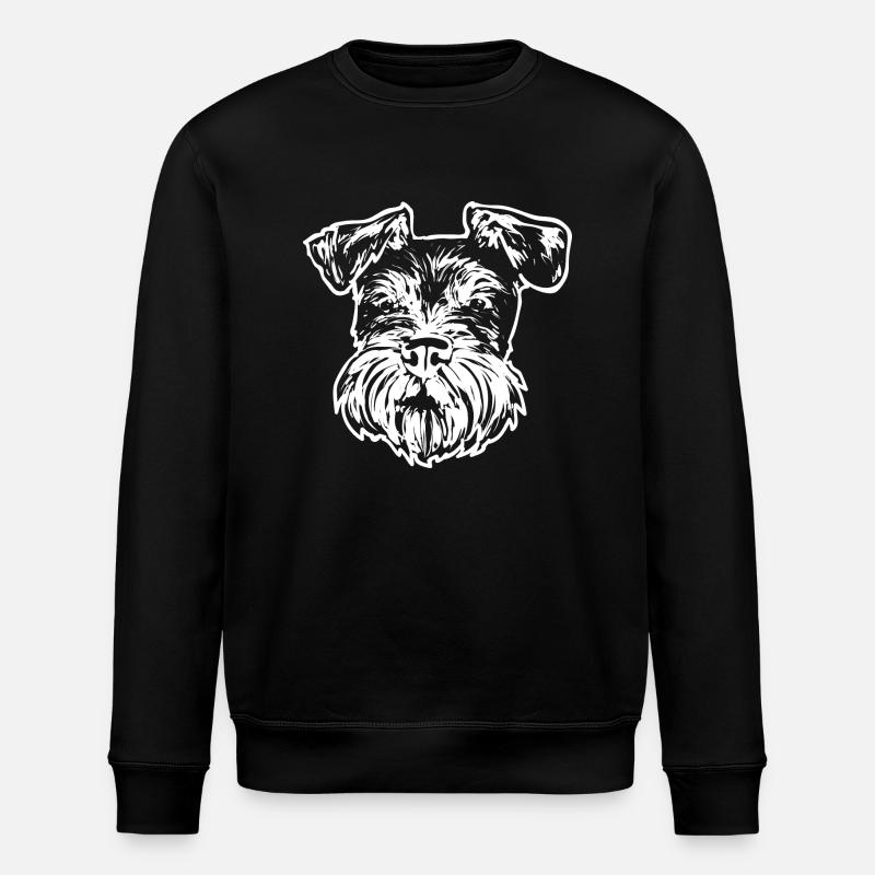 Schnauzer nain Chien Schnauzer - Sweat bio ROLLER Stanley/Stella Unisexe - noir