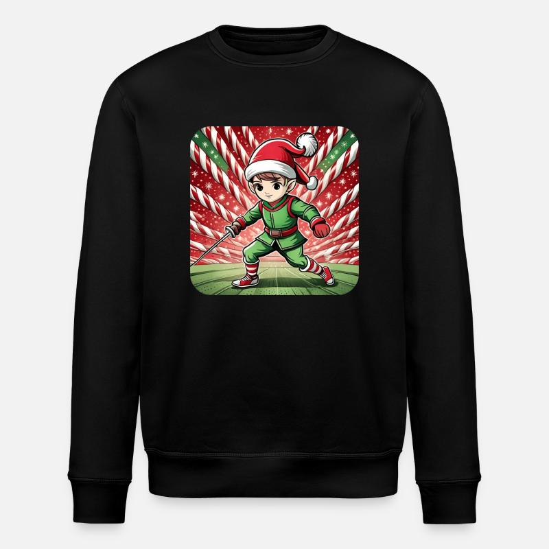 Clôture elfe de Noël - Sweat bio ROLLER Stanley/Stella Unisexe - noir