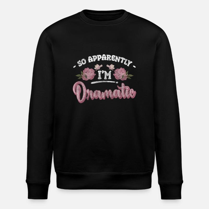 Dramaqueen female mimimi - Stanley/Stella ROLLER Unisex Organic Sweatshirt - black