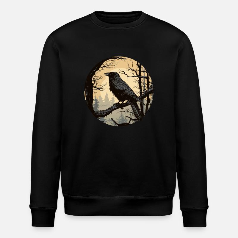 Corbeau - Sweat bio ROLLER Stanley/Stella Unisexe - noir