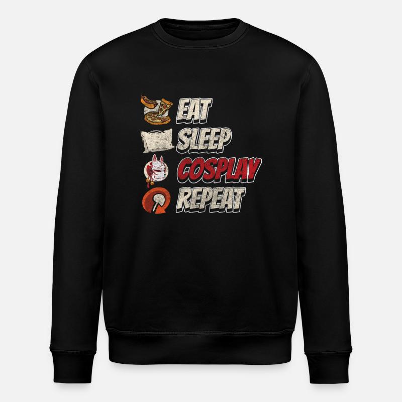 Cosplay Hobby Gaming Cute - Stanley/Stella ROLLER Unisex Organic Sweatshirt - black