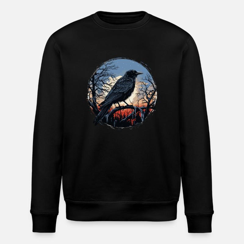 Raven - Stanley/Stella ROLLER Unisex Organic Sweatshirt - black