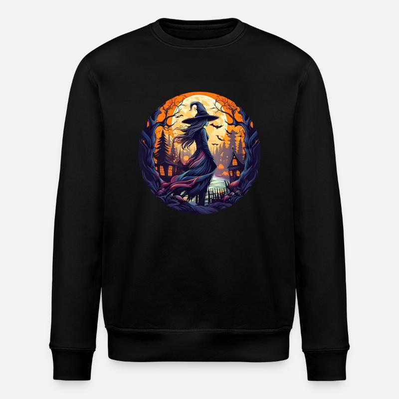 Gruseliges Halloween-partykostüm Hexe - Sweat bio ROLLER Stanley/Stella Unisexe - noir