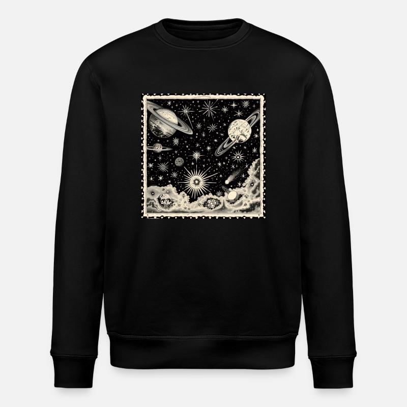 Cosmic Mortality - Stanley/Stella ROLLER Unisex Organic Sweatshirt - black