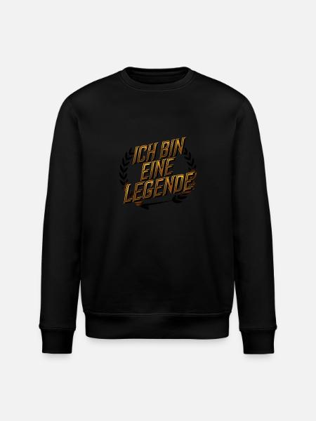 I'm a legend - Stanley/Stella ROLLER Unisex Organic Sweatshirt - black