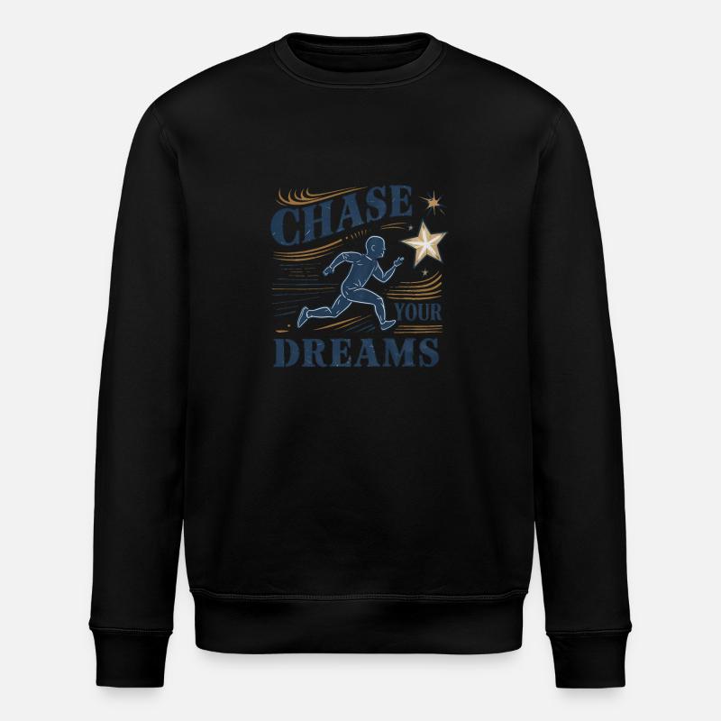 Poursuivez vos rêves - Sweat bio ROLLER Stanley/Stella Unisexe - noir