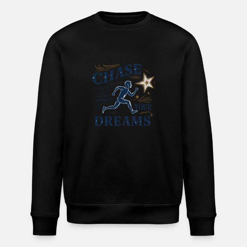 Poursuivez vos rêves - Sweat bio ROLLER Stanley/Stella Unisexe - noir