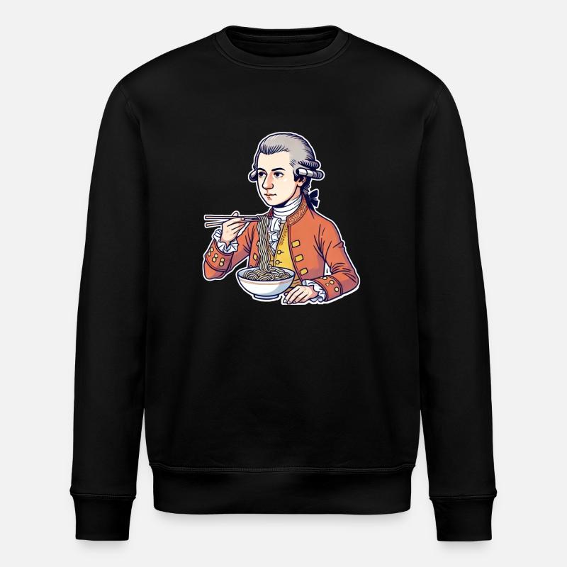 Wolfgang Amadeus affamé - Sweat bio ROLLER Stanley/Stella Unisexe - noir