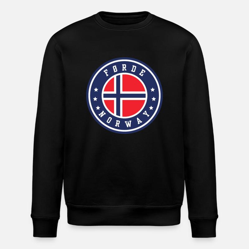 Førde Norvège - Sweat bio ROLLER Stanley/Stella Unisexe - noir
