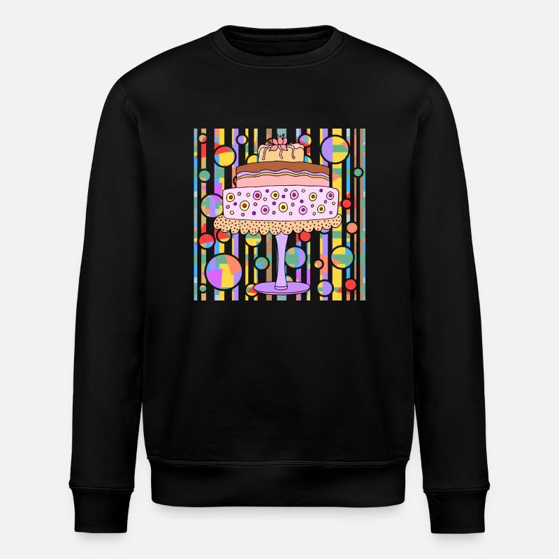 Kuchen - Stanley/Stella Unisex Bio-Sweatshirt ROLLER - Schwarz