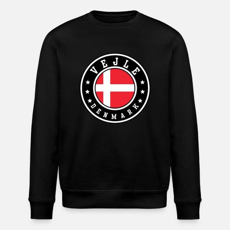 Vejle Dänemark - Stanley/Stella Unisex Bio-Sweatshirt ROLLER - Schwarz