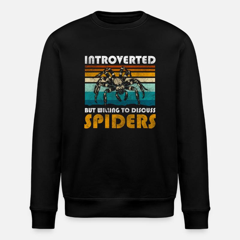 insecte mordant une araignée - Sweat bio ROLLER Stanley/Stella Unisexe - noir