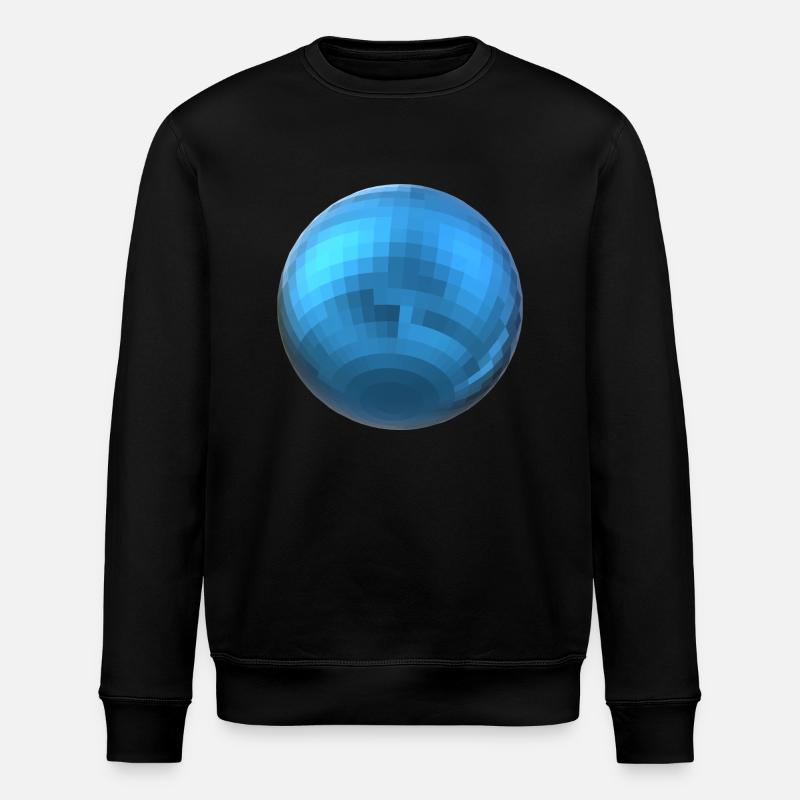 Blue Sphere - Stanley/Stella ROLLER Unisex Organic Sweatshirt - black