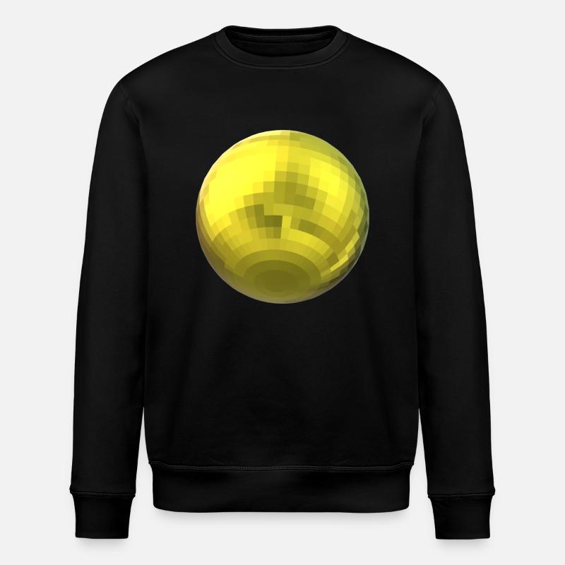 gelbe Kugel - Stanley/Stella Unisex Bio-Sweatshirt ROLLER - Schwarz