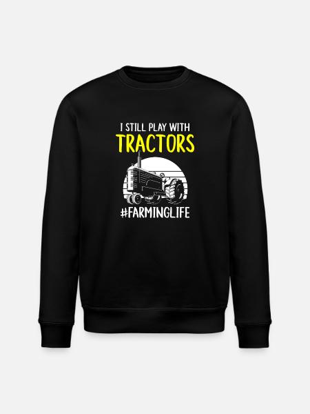 Farmer stable demonstrate protest - Stanley/Stella ROLLER Unisex Organic Sweatshirt - black