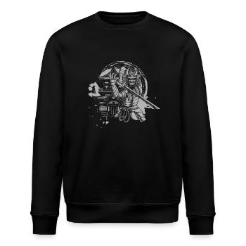 Asien Drache Mythologie - Stanley/Stella Unisex Bio-Sweatshirt ROLLER - Schwarz - Vorne - Nik (191cm)