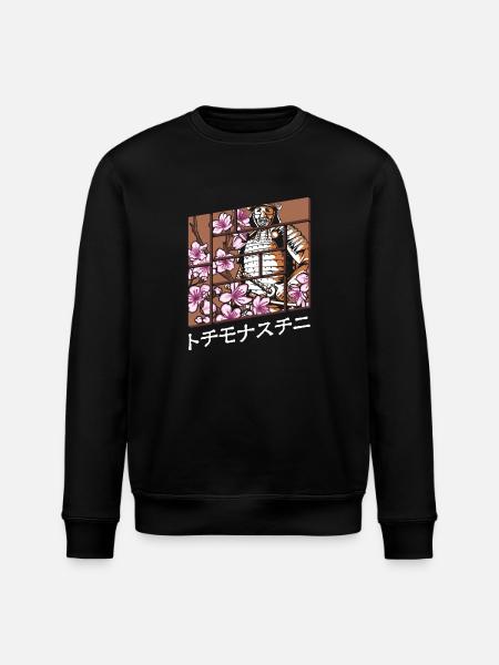 Kultur Japan Zeitreise - Stanley/Stella Unisex Bio-Sweatshirt ROLLER - Schwarz