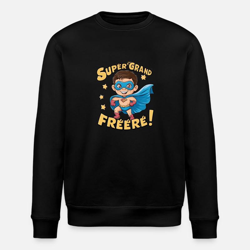 Super grand frere - Sweat bio ROLLER Stanley/Stella Unisexe - noir