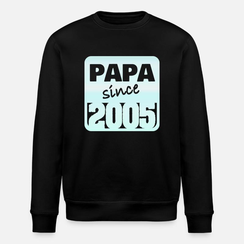 Papa 2005 - Stanley/Stella Unisex Bio-Sweatshirt ROLLER - Schwarz