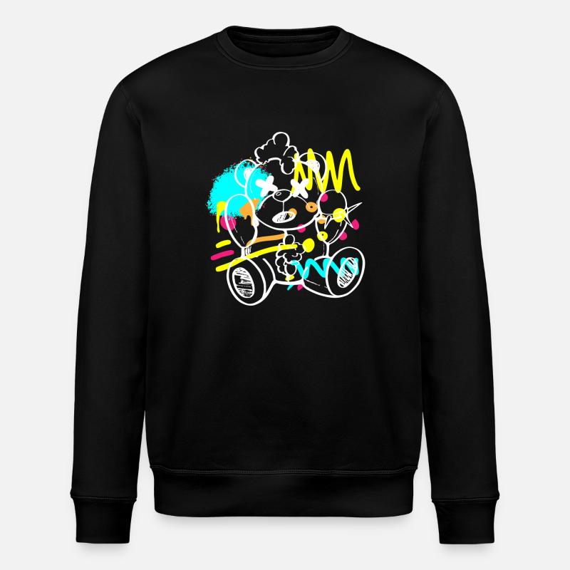 Urban Mauer Breakdance Streetmind - Sweat bio ROLLER Stanley/Stella Unisexe - noir
