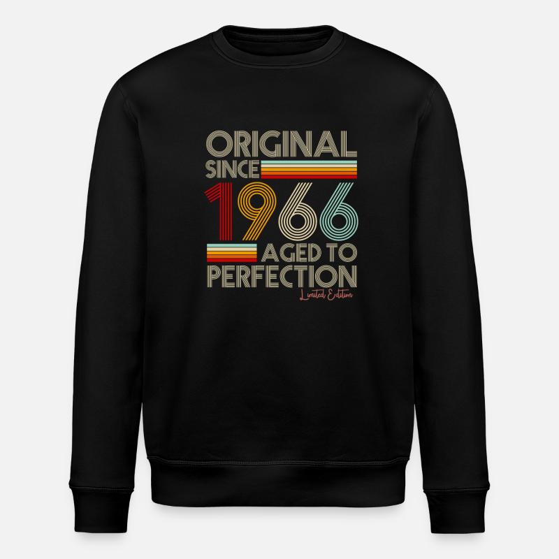 1966 - Stanley/Stella Unisex Bio-Sweatshirt ROLLER - Schwarz