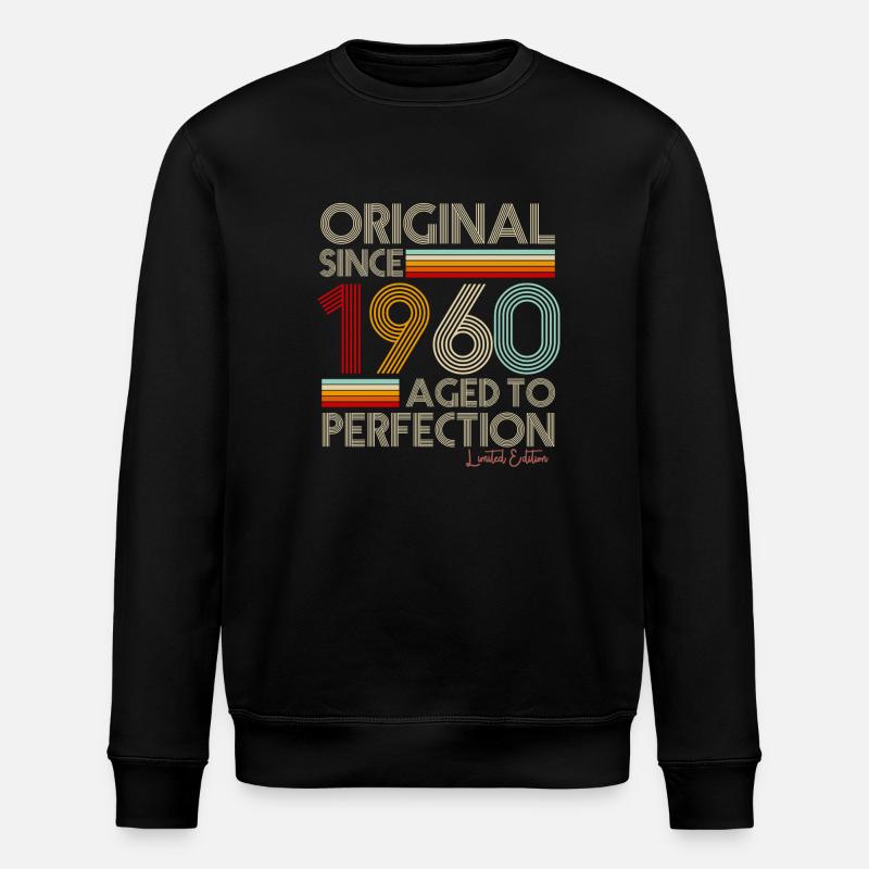 1960 - Stanley/Stella Unisex Bio-Sweatshirt ROLLER - Schwarz