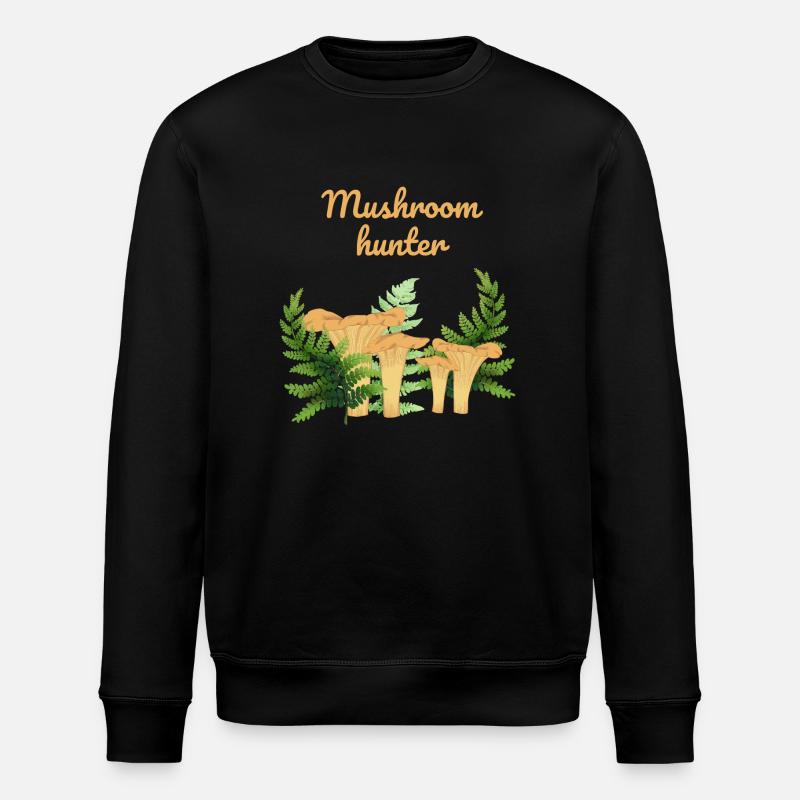 Mushroom hunter - Stanley/Stella ROLLER Unisex Organic Sweatshirt - black