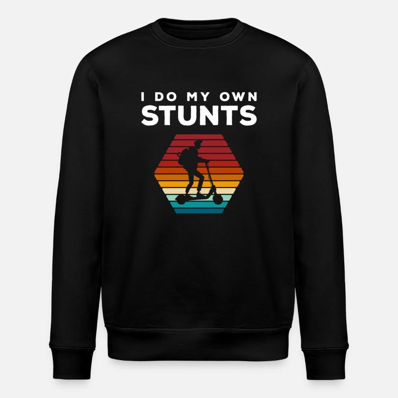 E-Scooter Power Motor - Stanley/Stella ROLLER Unisex Organic Sweatshirt - black